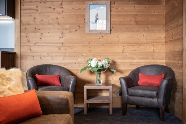 Foto van Appartement met toegang tot het zwembad - Vakantiehuis in Val Thorens - LivingRoom
