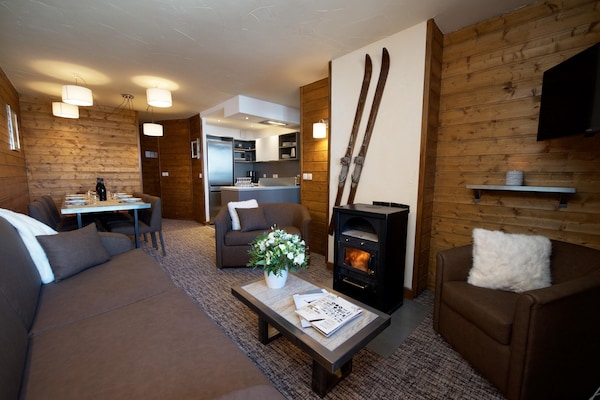 Foto van Alpine Appartement Retreat - Vakantiehuis in Val Thorens - LivingRoom