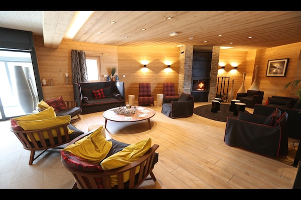 Foto van Appartement in Frankrijk met zwembad en spa - Vakantiehuis in St Martin de Belleville - LivingRoom