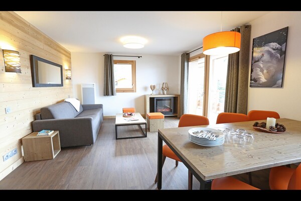 Foto van Appartement in Frankrijk met zwembad en spa - Vakantiehuis in St Martin de Belleville - DiningRoom