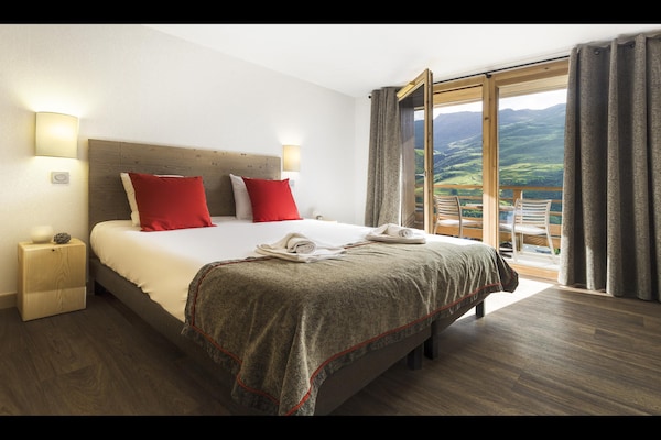 Foto van Appartement in Frankrijk met zwembad en spa - Vakantiehuis in St Martin de Belleville - BedRoom