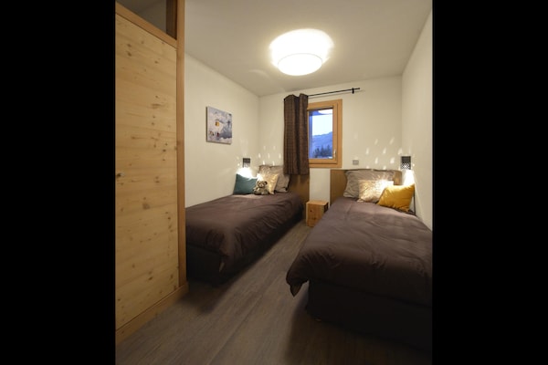 Foto van Appartement in Les Menuires met Spa & Zwembad - Vakantiehuis in St Martin de Belleville - BedRoom