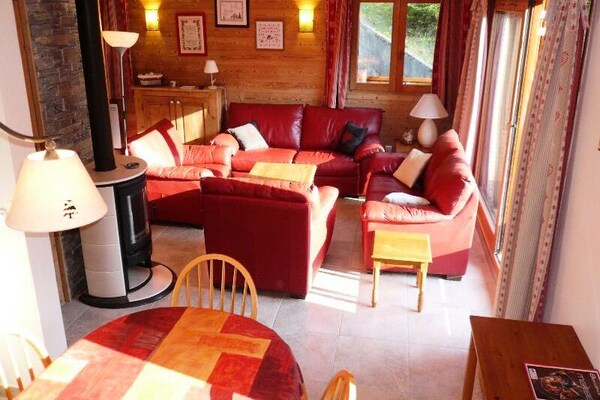 Foto van Charmant 4-kamer duplex appartement voor 8 personen gelegen in het centrum van Méribel, dichtbij winkels - Untagged