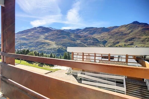 Foto van Comfortabel duplex appartement · Aan de voet van de pistes · Balkon - Untagged