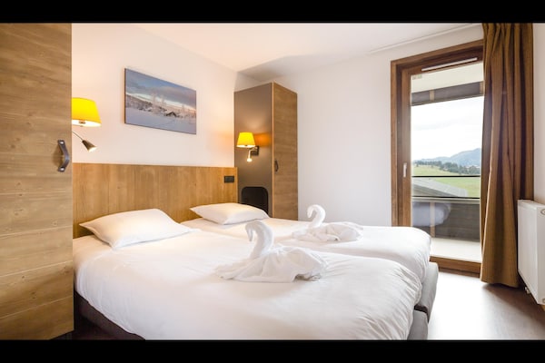 Foto van Appartement in Hauteluce met Ski-In/Ski-Out - Vakantiehuis in Hauteluce - BedRoom