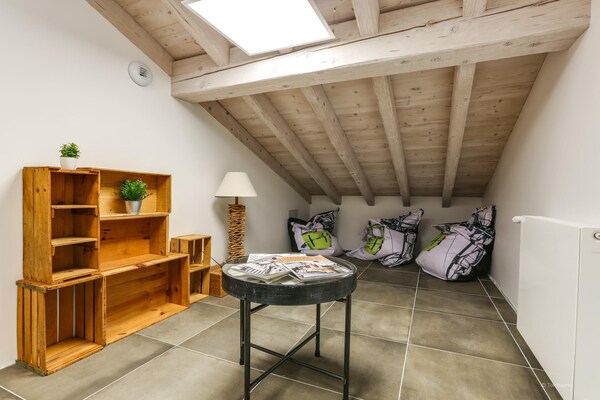 Foto van Appartement in La Rosière met Alpenzicht - Vakantiehuis in la rosiere montvalezan - RecreationRoom