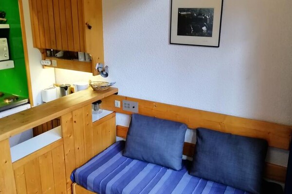 Foto van Duplex voor 5 personen in Arc 1800 in het dorp Charmettoger, ski-in ski-out - Untagged