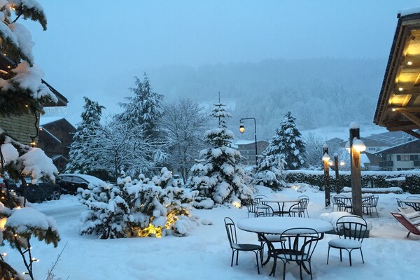 Foto van Residentie Martre Des Pins - Vakantiehuis in MORZINE - ExteriorWinter