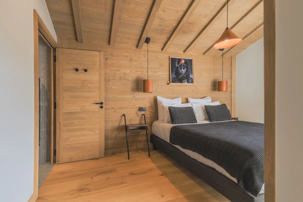 Foto van Chic Alpine Appartement met Gedeeld Zwembad - Vakantiehuis in MEGEVE - BedRoom