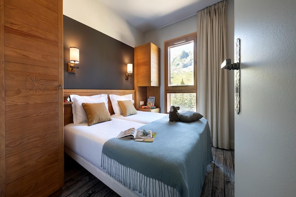 Foto van Berguitzicht vakantiehuis met balkon voor 8 - Vakantiehuis in Flaine - BedRoom
