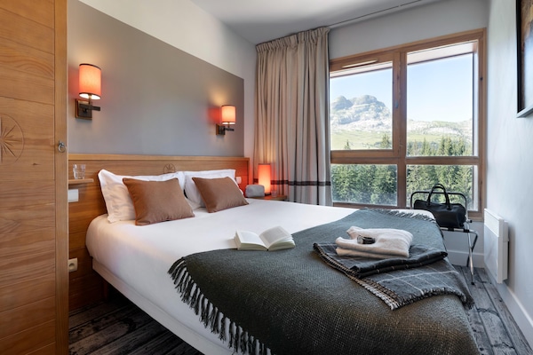 Foto van Berguitzicht vakantiehuis met balkon voor 8 - Vakantiehuis in Flaine - BedRoom