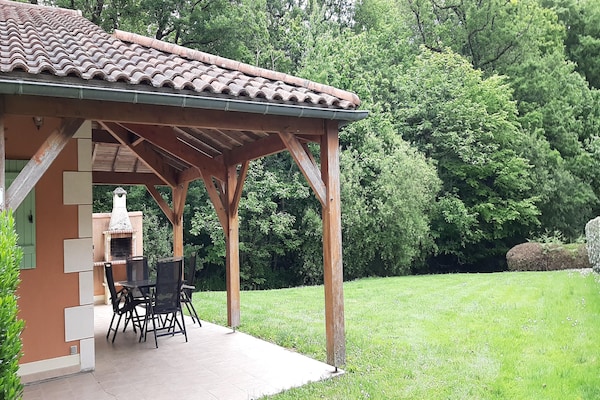 Foto van Villa in Les Forges met Golf en Zwembad - Vakantiehuis in Les Forges - TerraceBalcony