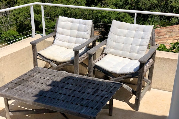 Foto van Villa in La Croix-Valmer met Zeezicht - Vakantiehuis in La Croix-Valmer - TerraceBalcony