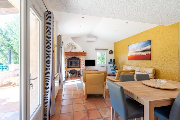 Foto van Villa in Vidauban bij Wijngaarden & Stranden - Vakantiehuis in Vidauban - LivingRoom