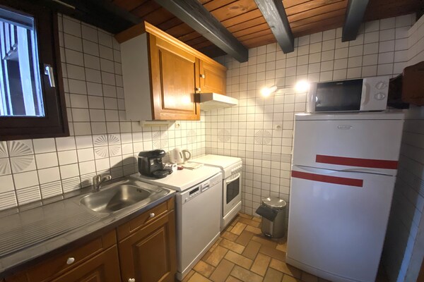 Foto van Appartement in La Bresse bij rivier & centrum - Vakantiehuis in La Bresse - Kitchen