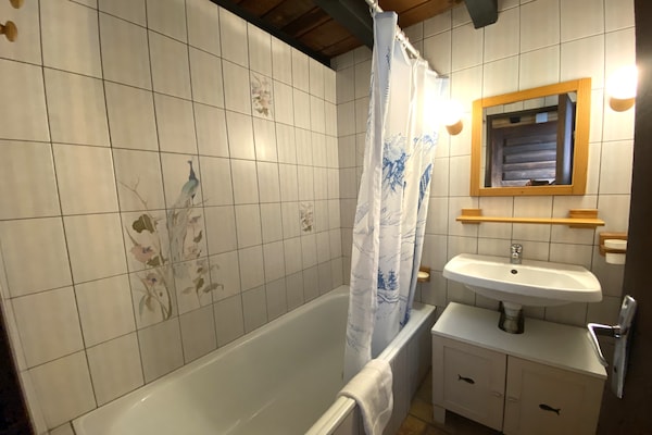 Foto van Appartement in La Bresse bij rivier & centrum - Vakantiehuis in La Bresse - BathRoom