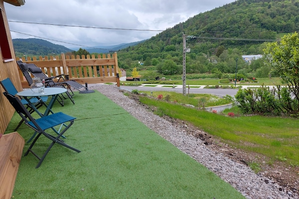 Foto van Chalet in St. Maurice bij Ballon d'Alsace - Vakantiehuis in Saint-Maurice-sur-Moselle - TerraceBalcony