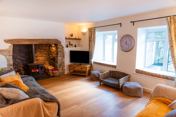 Foto van Cottage in Devon bij hondvriendelijke stranden - Vakantiehuis in West Buckland - LivingRoom