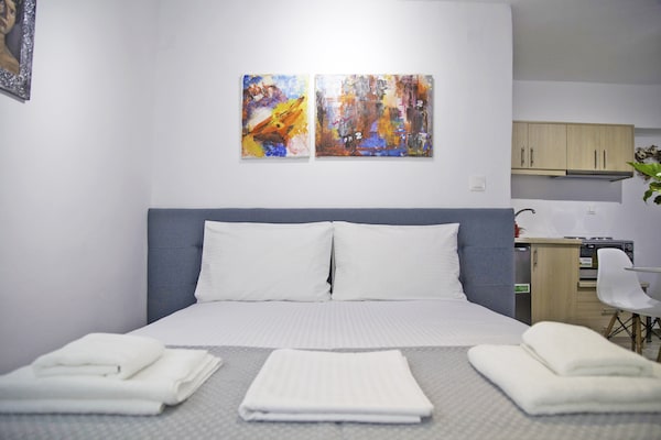 Foto van Studio in Areopoli bij Limeni Strand - Vakantiehuis in Areopoli - BedRoom