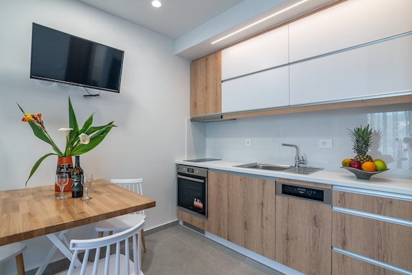 Foto van Appartement op Kreta bij zandstrand - Vakantiehuis in Plakias - Kitchen
