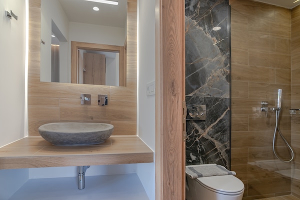 Foto van Appartement op Kreta bij zandstrand - Vakantiehuis in Plakias - BathRoom