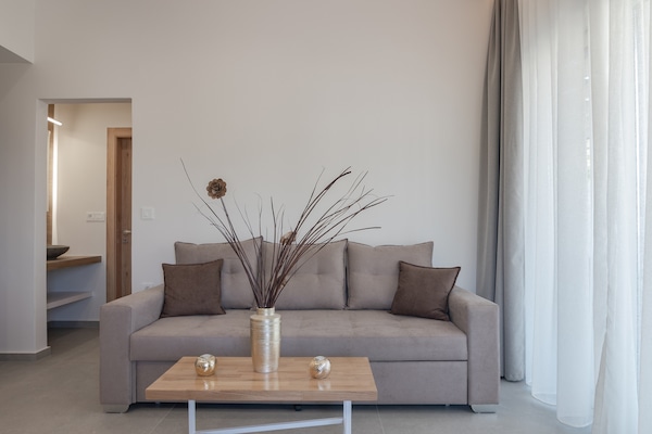 Foto van Appartement op Kreta bij zandstrand - Vakantiehuis in Plakias - LivingRoom