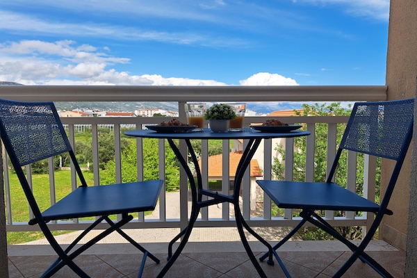 Foto van Appartement in Kastel bij de Zee - Vakantiehuis in Kaštel Štafilić - TerraceBalcony