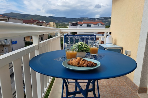 Foto van Appartement in Kastel bij de Zee - Vakantiehuis in Kaštel Štafilić - TerraceBalcony