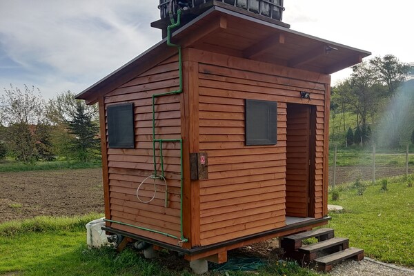Foto van Robinzonski Kamp Hofman - Private Bungalow - Vakantiehuis in Varazdin - BathRoom