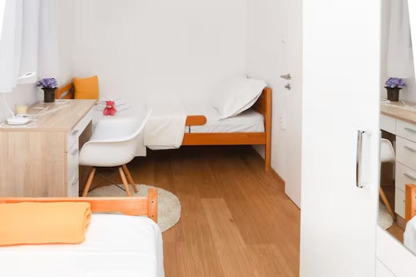 Foto van Blue Magic Apartment - Two Bedroom Apartment with Sea View and Terrace - BedRoom