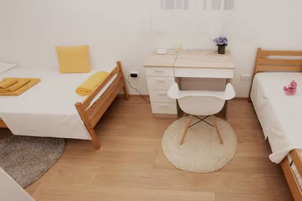 Foto van Blue Magic Apartment - Two Bedroom Apartment with Sea View and Terrace - BedRoom