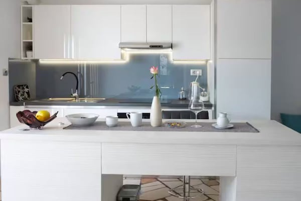 Foto van Blue Magic Apartment - Two Bedroom Apartment with Sea View and Terrace - Kitchen