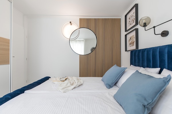 Foto van Modern appartement met zwembad en terras - Vakantiehuis in Slatine - BedRoom