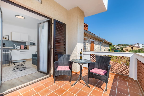 Foto van Appartement in Valbandon bij Strand & Brijuni - Vakantiehuis in Fažana - terrace