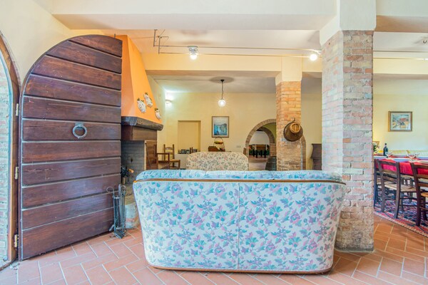 Foto van Villa Belle Vue: een charme - Vakantiehuis in Montalcino - LivingRoom
