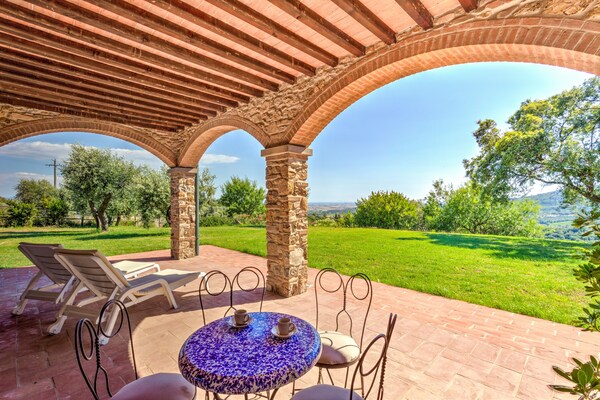 Foto van Boerderij in Suvereto bij Etruskische Kust - Vakantiehuis in Suvereto - TerraceBalcony