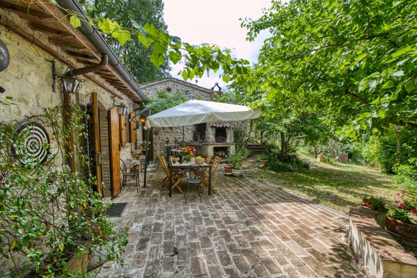 Foto van Vakantiehuis in Assisi met verwarmd zwembad - Vakantiehuis in Assisi - TerraceBalcony