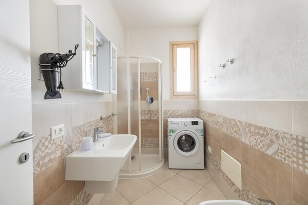 Foto van Appartement met terras en uitzicht op zee - Vakantiehuis in Castelsardo - BathRoom