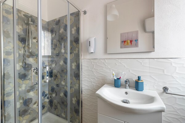 Foto van Appartamento con aria condizionata - Vakantiehuis in Sassari - BathRoom