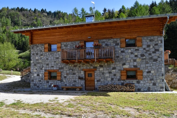 Foto van Aquila met open haard en barbecuegedeelte - Vakantiehuis in Castello Tesino - Untagged