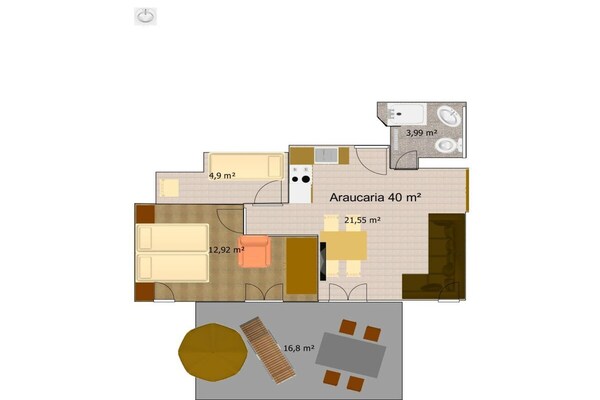 Foto van Araucaria bij Residence Braiter - Vakantiehuis in Kuens bei Meran - Untagged