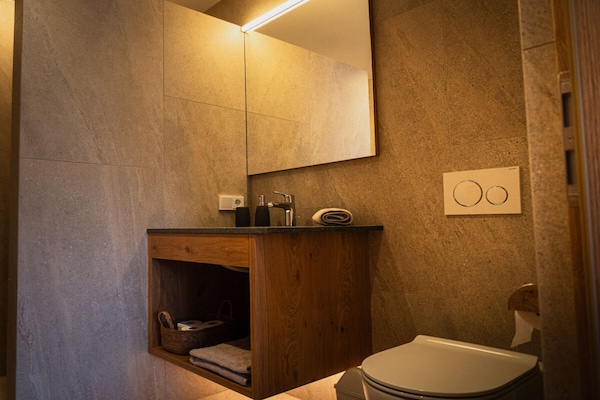 Foto van Boerderij in Lana met barbecue en wifi. - Vakantiehuis in Lana - BathRoom