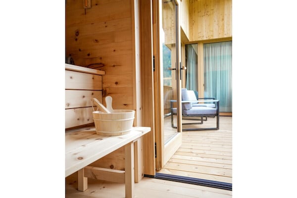 Foto van Boerderijloft Zonneschijn - Vakantiehuis in Valle di Casies - Sauna