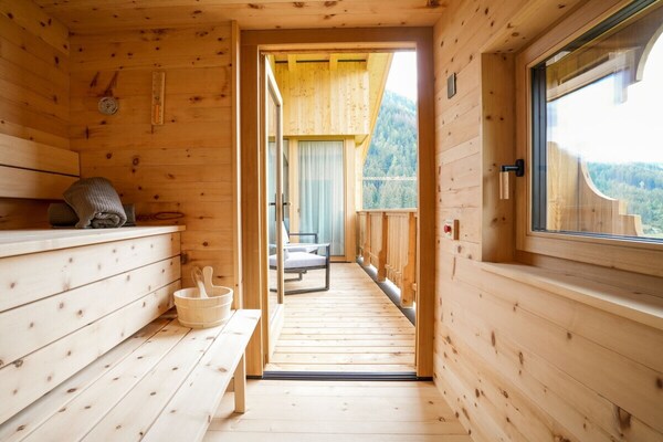Foto van Boerderijloft Zonneschijn - Vakantiehuis in Valle di Casies - Sauna