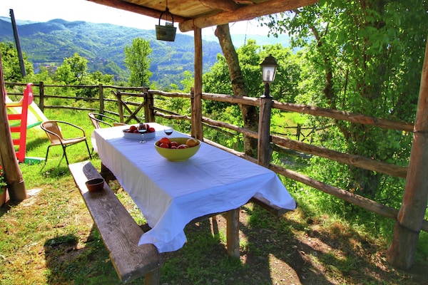 Foto van Opvallende boerderij, Ortignano - Vakantiehuis in Ortignano - TerraceBalcony