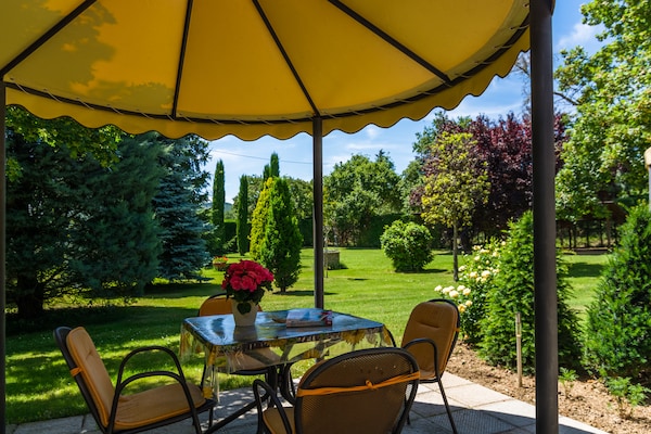 Foto van Charmante boerderij met zwembad - Vakantiehuis in Castiglion Fiorentino - TerraceBalcony