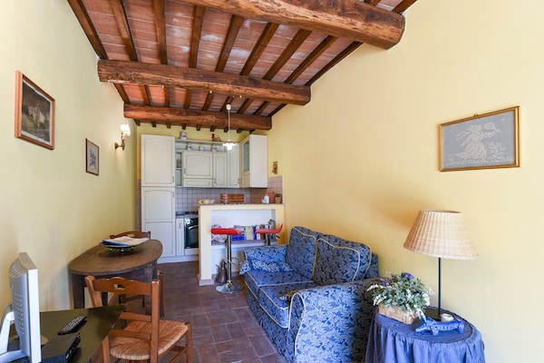 Foto van Comfortabel appartement met adembenemend uitzicht, nabij warmwaterbronnen - LivingRoom