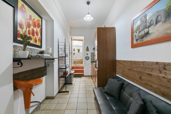 Foto van Bedda Sicilia mia, vakantiewoning in Palermo met terras - Landing