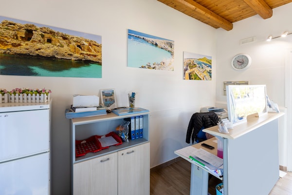 Foto van Appartement in Favignana met gedeeld zwembad - Vakantiehuis in Favignana - BedRoom