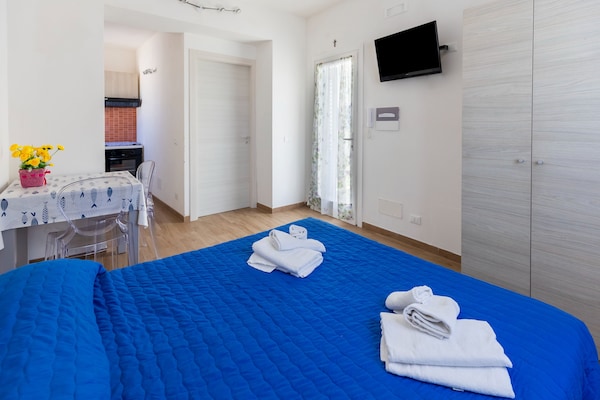 Foto van Appartement in Favignana met gedeeld zwembad - Vakantiehuis in Favignana - BedRoom